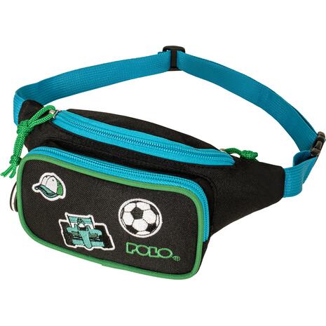 Τσαντάκι μέσης (μπανάνα) Polo Kiddo II 1+1 θέση Μαύρο (908041-2000)