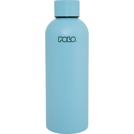 Μπουκάλι θερμός Stainless Steel Polo Solid Air Blue-Γαλάζιο 0.50L (949034-5300)