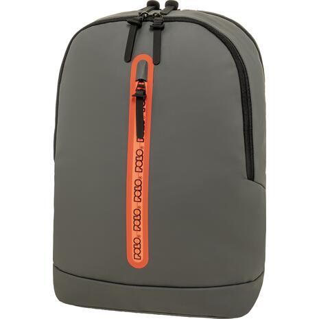 Τσάντα πλάτης Polo Vertzip Black 18lt για Laptop 17" αδιάβροχο Γκρι (902079-2200)