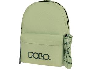 Τσάντα Πλάτης 2+1 θέσεων Polo Original Double Scarf Φυστικί / Πράσινο σκούρο (901235-6963)