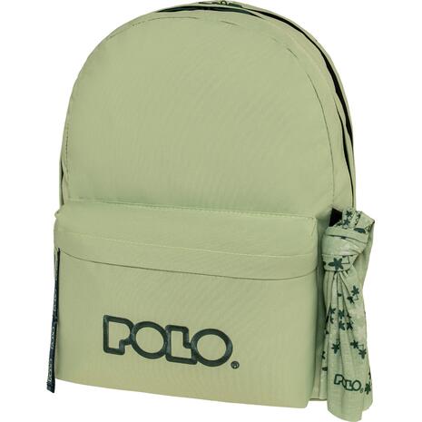 Τσάντα Πλάτης Polo Original Double Scarf Φυστικί Πράσινο Σκούρο