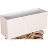ΕΠΙΤΡΑΠΕΖΙΟ ΟΡΘΟΓΩΝΙΟ ΦΩΤΙΣΤΙΚΟ TWIGGY HM4432 DRIFTWOOD & ΛΕΥΚΟ ΚΑΠΕΛΟ 50x16,5x38Υεκ.