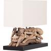 ΕΠΙΤΡΑΠΕΖΙΟ ΟΡΘΟΓΩΝΙΟ ΦΩΤΙΣΤΙΚΟ TWIGGY HM4432 DRIFTWOOD & ΛΕΥΚΟ ΚΑΠΕΛΟ 50x16,5x38Υεκ.
