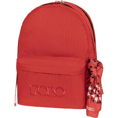 Τσάντα Πλάτης 2+1 θέσεων Polo Original Double Scarf Κόκκινο (901235-3000)