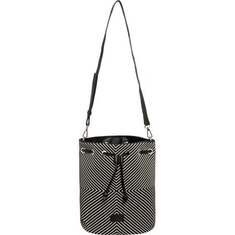 Τσάντα Πουγκί Polo Seya Black/White-Μαύρο/Λευκό (907105-8485)