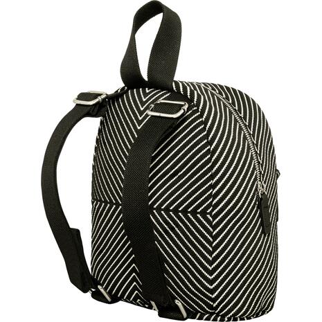 Τσάντα Πλάτης γυναικεία 1 θέσης Polo Seya Mini 6lt Λευκό/Μαύρο (911007-8485)