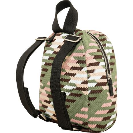 Tσάντα Πλάτης γυναικείο 1 θέσης Polo Seya Mini 6lt Χακί/Ροζ (911007-8486)