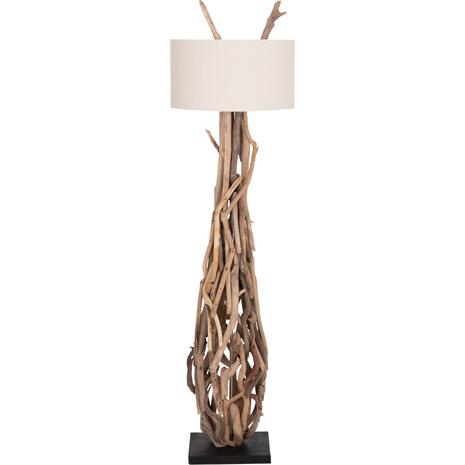 ΔΙΑΚΟΣΜΗΤΙΚΟ ΦΩΤΙΣΤΙΚΟ ΔΑΠΕΔΟΥ ALTAR HM4872 DRIFTWOOD--ΛΕΥΚΟ PVC Φ44.5x167Υεκ.