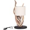 ΕΠΙΤΡΑΠΕΖΙΟ ΦΩΤΙΣΤΙΚΟ BRAMBLE HM4873 DRIFTWOOD & ΛΕΥΚΟ ΚΑΠΕΛΟ Φ28x65Υεκ.
