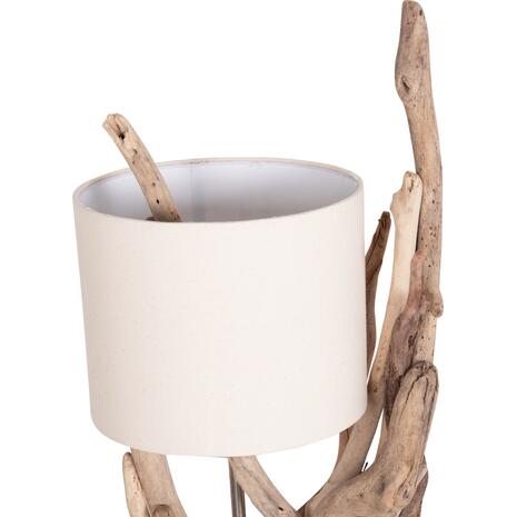 ΕΠΙΤΡΑΠΕΖΙΟ ΦΩΤΙΣΤΙΚΟ BRAMBLE HM4873 DRIFTWOOD & ΛΕΥΚΟ ΚΑΠΕΛΟ Φ28x65Υεκ.