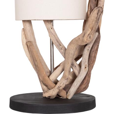 ΕΠΙΤΡΑΠΕΖΙΟ ΦΩΤΙΣΤΙΚΟ BRAMBLE HM4873 DRIFTWOOD & ΛΕΥΚΟ ΚΑΠΕΛΟ Φ28x65Υεκ.