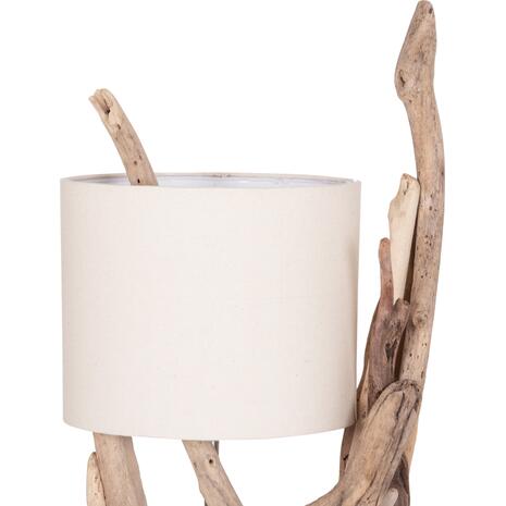 ΕΠΙΤΡΑΠΕΖΙΟ ΦΩΤΙΣΤΙΚΟ BRAMBLE HM4873 DRIFTWOOD & ΛΕΥΚΟ ΚΑΠΕΛΟ Φ28x65Υεκ.