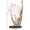 ΕΠΙΤΡΑΠΕΖΙΟ ΦΩΤΙΣΤΙΚΟ BRAMBLE HM4873 DRIFTWOOD & ΛΕΥΚΟ ΚΑΠΕΛΟ Φ28x65Υεκ.