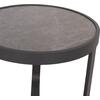 ΤΡΑΠΕΖΑΚΙ ΑΛΟΥΜΙΝΙΟΥ DEVIOUS SM6440.01 ΑΝΘΡΑΚΙ--ΓΚΡΙ SINTERED STONE TOP Φ45x41Υεκ.