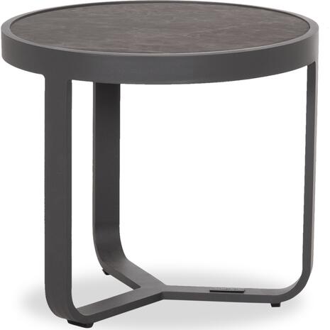 ΤΡΑΠΕΖΑΚΙ ΑΛΟΥΜΙΝΙΟΥ DEVIOUS SM6440.01 ΑΝΘΡΑΚΙ--ΓΚΡΙ SINTERED STONE TOP Φ45x41Υεκ.