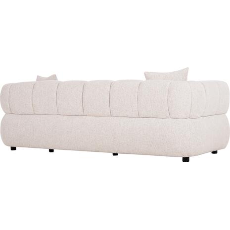 ΚΑΝΑΠΕΣ 3-ΘΕΣΙΟΣ NORIKA HM3331.02 ΕΚΡΟΥ ΥΦΑΣΜΑ 220x88x85Υεκ.