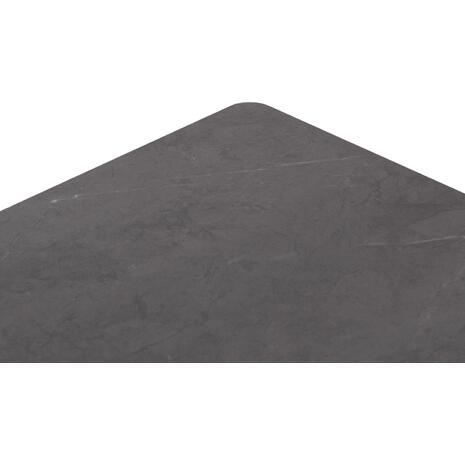 ΤΡΑΠΕΖΙ ΤΡΑΠΕΖΑΡΙΑΣ PUNDER HM6483.01 ΓΚΡΙ ΑΛΟΥΜΙΝΙΟ--SINTERED STONE TOP 220x100x76Υεκ