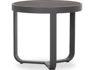 ΤΡΑΠΕΖΑΚΙ ΑΛΟΥΜΙΝΙΟΥ DEVIOUS SM6440.01 ΑΝΘΡΑΚΙ--ΓΚΡΙ SINTERED STONE TOP Φ45x41Υεκ.