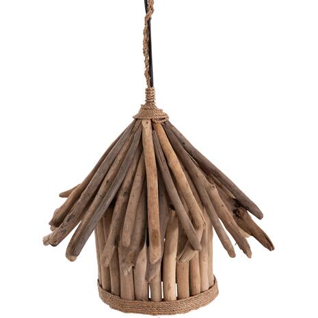 ΦΩΤΙΣΤΙΚΟ ΟΡΟΦΗΣ ΚΡΕΜΑΣΤΟ TREIT HM4874 DRIFTWOOD ΣΕ ΦΥΣΙΚΟ Φ40x73Υεκ [1xΕ27]