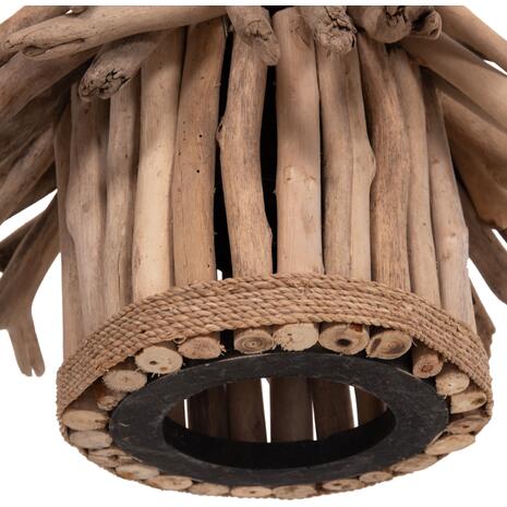 ΦΩΤΙΣΤΙΚΟ ΟΡΟΦΗΣ ΚΡΕΜΑΣΤΟ TREIT HM4874 DRIFTWOOD ΣΕ ΦΥΣΙΚΟ Φ40x73Υεκ [1xΕ27]