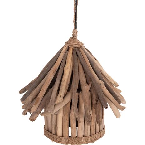 ΦΩΤΙΣΤΙΚΟ ΟΡΟΦΗΣ ΚΡΕΜΑΣΤΟ TREIT HM4874 DRIFTWOOD ΣΕ ΦΥΣΙΚΟ Φ40x73Υεκ [1xΕ27]