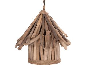 ΦΩΤΙΣΤΙΚΟ ΟΡΟΦΗΣ ΚΡΕΜΑΣΤΟ TREIT HM4874 DRIFTWOOD ΣΕ ΦΥΣΙΚΟ Φ40x73Υεκ [1xΕ27]