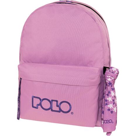 Τσάντα Πλάτης 2+1 θέσεων Polo Original Double Scarf Violet/Βιολετί -Indigo/Λουλακί (901235-4649)