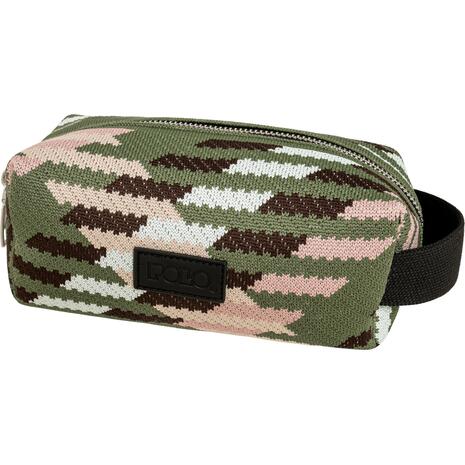 Νεσεσέρ Polo Cosmetic Bag Seya Χακί/Ροζ (938016-8486)