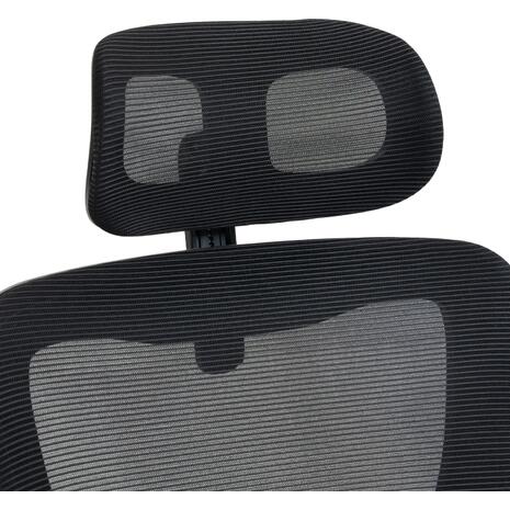 ΚΑΡΕΚΛΑ ΓΡΑΦΕΙΟΥ KESI HM1222.01 ΜΑΥΡO MESH & PP 52x50x122Υεκ.