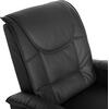 ΠΟΛΥΘΡΟΝΑ RELAX ΜΕ ΜΗΧΑΝΙΣΜΟ MASSAGE ROCCA HM0026.01 PU ΜΑΥΡΟ 88x90x80 εκ.