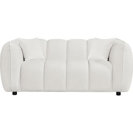 ΚΑΝΑΠΕΣ 2-ΘΕΣΙΟΣ LYKKE HM3324.02 ΕΚΡΟΥ ΥΦΑΣΜΑ 172x89x70Υεκ.