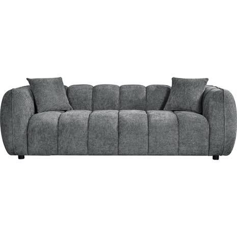 ΚΑΝΑΠΕΣ 3-ΘΕΣΙΟΣ LYKKE HM3323.01 ΓΚΡΙ ΥΦΑΣΜΑ 229x89x70Υεκ