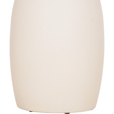 ΤΡΑΠΕΖΙ ΒΟΗΘΗΤΙΚΟ FIBER CEMENT ΣΤΡΟΓΓΥΛΟ HIKARI HM6593.02 ΜΠΕΖ Φ46x48Υεκ.