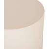 ΤΡΑΠΕΖΙ ΒΟΗΘΗΤΙΚΟ FIBER CEMENT ΣΤΡΟΓΓΥΛΟ KYOKO HM6592.02 ΜΠΕΖ Φ40x43Υεκ.
