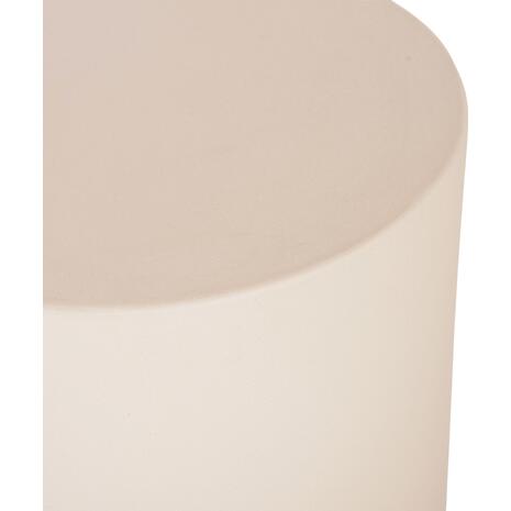 ΤΡΑΠΕΖΙ ΒΟΗΘΗΤΙΚΟ FIBER CEMENT ΣΤΡΟΓΓΥΛΟ KYOKO HM6592.02 ΜΠΕΖ Φ40x43Υεκ.