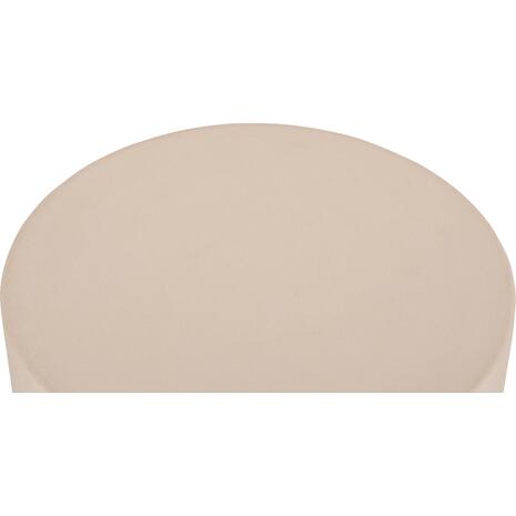 ΤΡΑΠΕΖΙ ΒΟΗΘΗΤΙΚΟ FIBER CEMENT ΣΤΡΟΓΓΥΛΟ KYOKO HM6592.02 ΜΠΕΖ Φ40x43Υεκ.