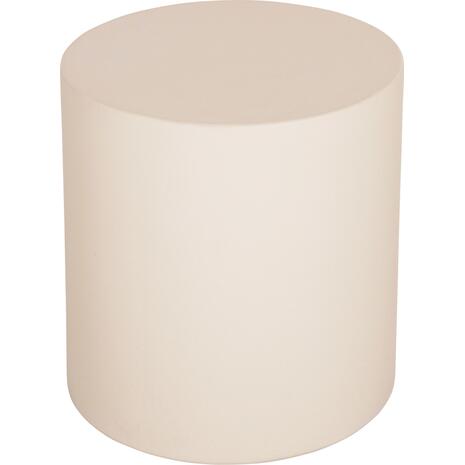 ΤΡΑΠΕΖΙ ΒΟΗΘΗΤΙΚΟ FIBER CEMENT ΣΤΡΟΓΓΥΛΟ KYOKO HM6592.02 ΜΠΕΖ Φ40x43Υεκ.