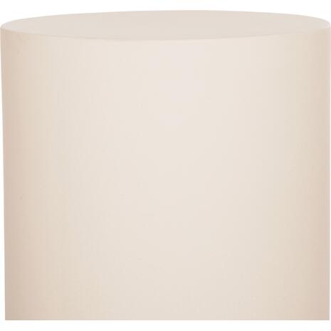 ΤΡΑΠΕΖΙ ΒΟΗΘΗΤΙΚΟ FIBER CEMENT ΣΤΡΟΓΓΥΛΟ KYOKO HM6592.02 ΜΠΕΖ Φ40x43Υεκ.