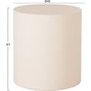 ΤΡΑΠΕΖΙ ΒΟΗΘΗΤΙΚΟ FIBER CEMENT ΣΤΡΟΓΓΥΛΟ KYOKO HM6592.02 ΜΠΕΖ Φ40x43Υεκ.