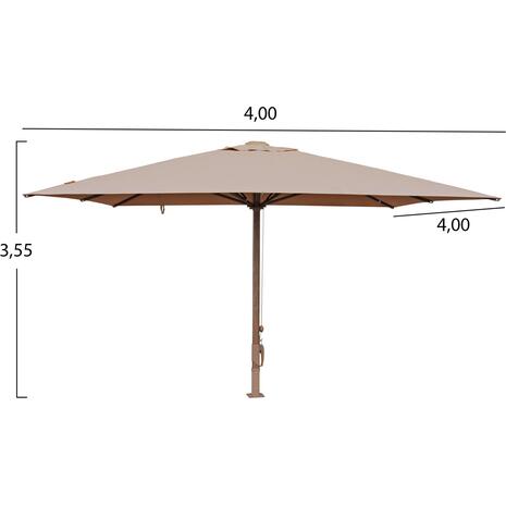 ΕΠΑΓΓΕΛΜΑΤΙΚΗ ΟΜΠΡΕΛΑ 4x4m GLADELL HM6605.02 HEAT TRANSFER ΑΛΟΥΜ.-ΑΚΡΥΛΙΚΟ ΠΑΝΙ ΜΠΕΖ