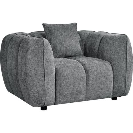 ΠΟΛΥΘΡΟΝΑ LYKKE HM3325.01 ΓΚΡΙ ΥΦΑΣΜΑ 119x89x70Υεκ