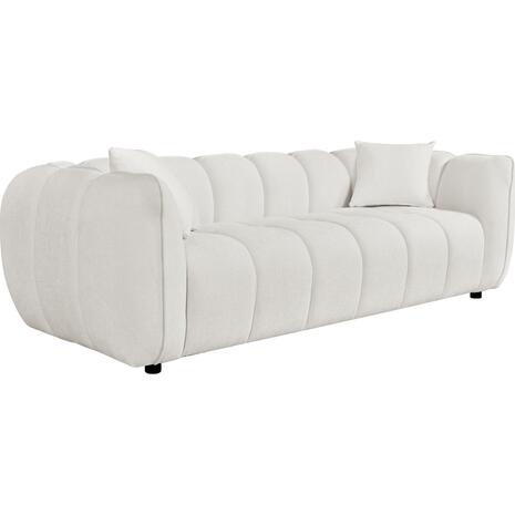 ΚΑΝΑΠΕΣ 3-ΘΕΣΙΟΣ LYKKE HM3323.02 ΕΚΡΟΥ ΥΦΑΣΜΑ 229x89x70Υεκ