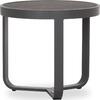 ΤΡΑΠΕΖΑΚΙ ΑΛΟΥΜΙΝΙΟΥ DEVIOUS SM6440.01 ΑΝΘΡΑΚΙ--ΓΚΡΙ SINTERED STONE TOP Φ45x41Υεκ.