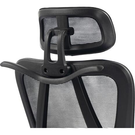 ΚΑΡΕΚΛΑ ΓΡΑΦΕΙΟΥ FRANTIC HM1224.01 ΜΑΥΡO MESH & ΠΟΛΥΠΡΟΠΥΛΕΝΙΟ 60x60x134Υεκ