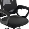 ΚΑΡΕΚΛΑ ΓΡΑΦΕΙΟΥ FRANTIC HM1224.01 ΜΑΥΡO MESH & ΠΟΛΥΠΡΟΠΥΛΕΝΙΟ 60x60x134Υεκ