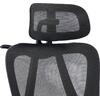 ΚΑΡΕΚΛΑ ΓΡΑΦΕΙΟΥ FRANTIC HM1224.01 ΜΑΥΡO MESH & ΠΟΛΥΠΡΟΠΥΛΕΝΙΟ 60x60x134Υεκ