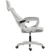 ΚΑΡΕΚΛΑ ΓΡΑΦΕΙΟΥ SALAS HM1223.02 P.P. ΛΕΥΚΟ-ΓΚΡΙ MESH ΥΦΑΣΜΑ 57x71x110-120Υεκ