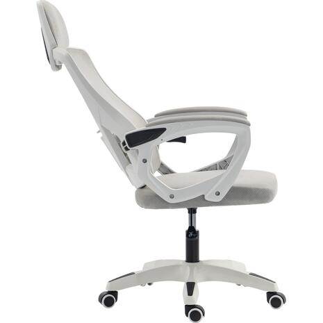 ΚΑΡΕΚΛΑ ΓΡΑΦΕΙΟΥ SALAS HM1223.02 P.P. ΛΕΥΚΟ-ΓΚΡΙ MESH ΥΦΑΣΜΑ 57x71x110-120Υεκ
