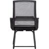 ΚΑΡΕΚΛΑ ΕΠΙΣΚΕΠΤΗ CASTER HM1228.01 PP--MESH--ΜΕΤΑΛΛΟ ΜΑΥΡΟ 46x52x94Υεκ (σετ 2 τεμαχίων)