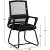 ΚΑΡΕΚΛΑ ΕΠΙΣΚΕΠΤΗ CASTER HM1228.01 PP--MESH--ΜΕΤΑΛΛΟ ΜΑΥΡΟ 46x52x94Υεκ (σετ 2 τεμαχίων)